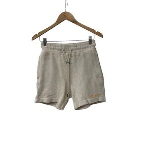 Effulgence Cotton Knitted Beige Shorts Athletic Comfort Lounge Men's XS